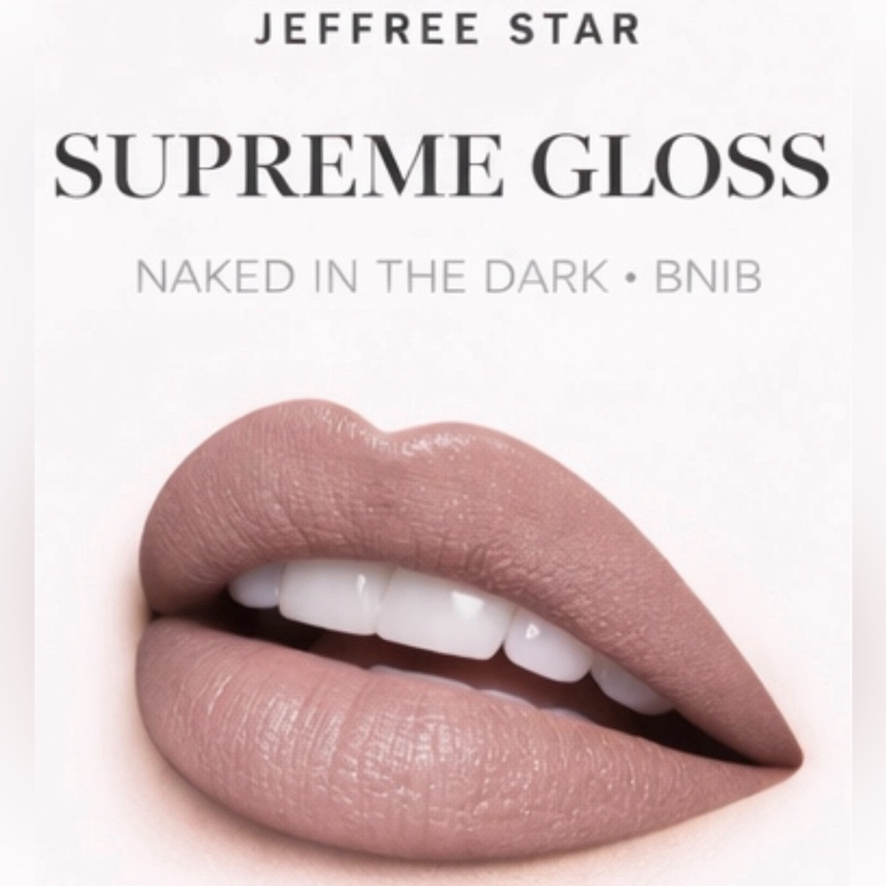Jeffree Star Supreme Gloss Naked in the Dark BNIB Nude Lip Gloss